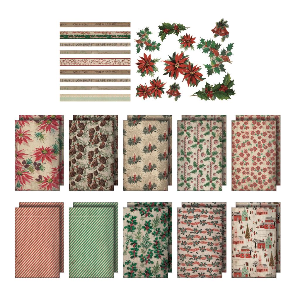 Tim Holtz - Idea-Ology - Christmas 2022 - Worn Wallpaper