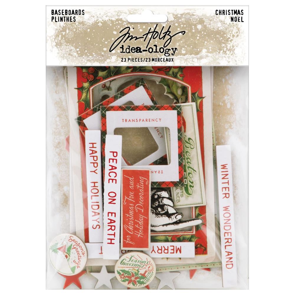 Tim Holtz - Idea-ology Christmas 2021 - Chipboard Baseboards