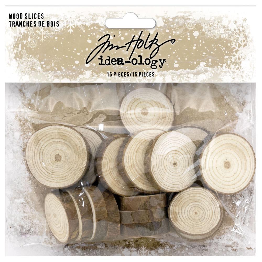 Tim Holtz - Idea-ology - Christmas 2022 - Wood Slices