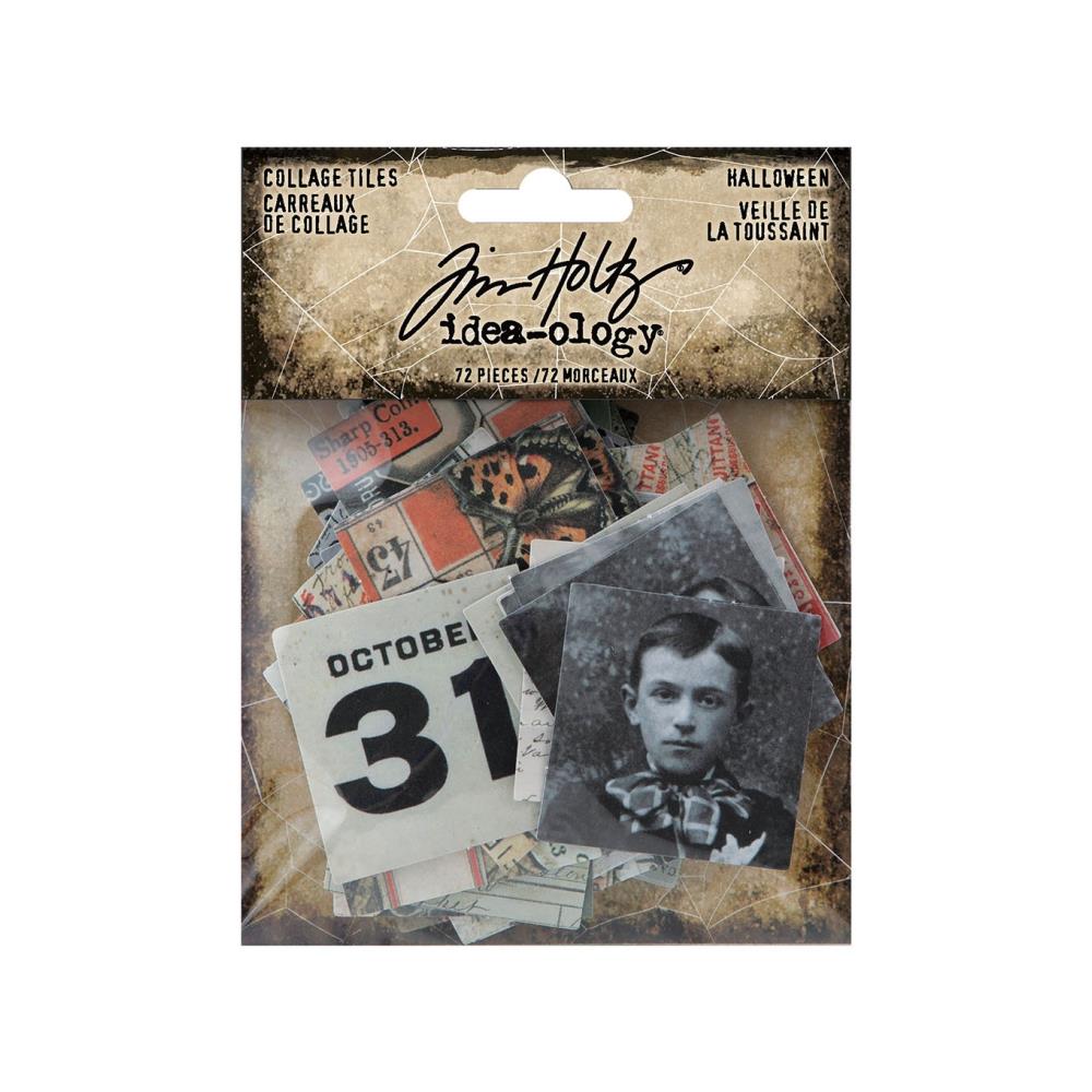 Tim Holtz - Idea-Ology - Halloween 2022 - Collage Tiles