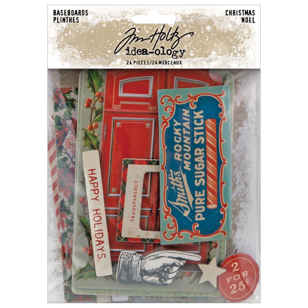 Tim Holtz - Idea-ology - Christmas 2022 - Chipboard Baseboards