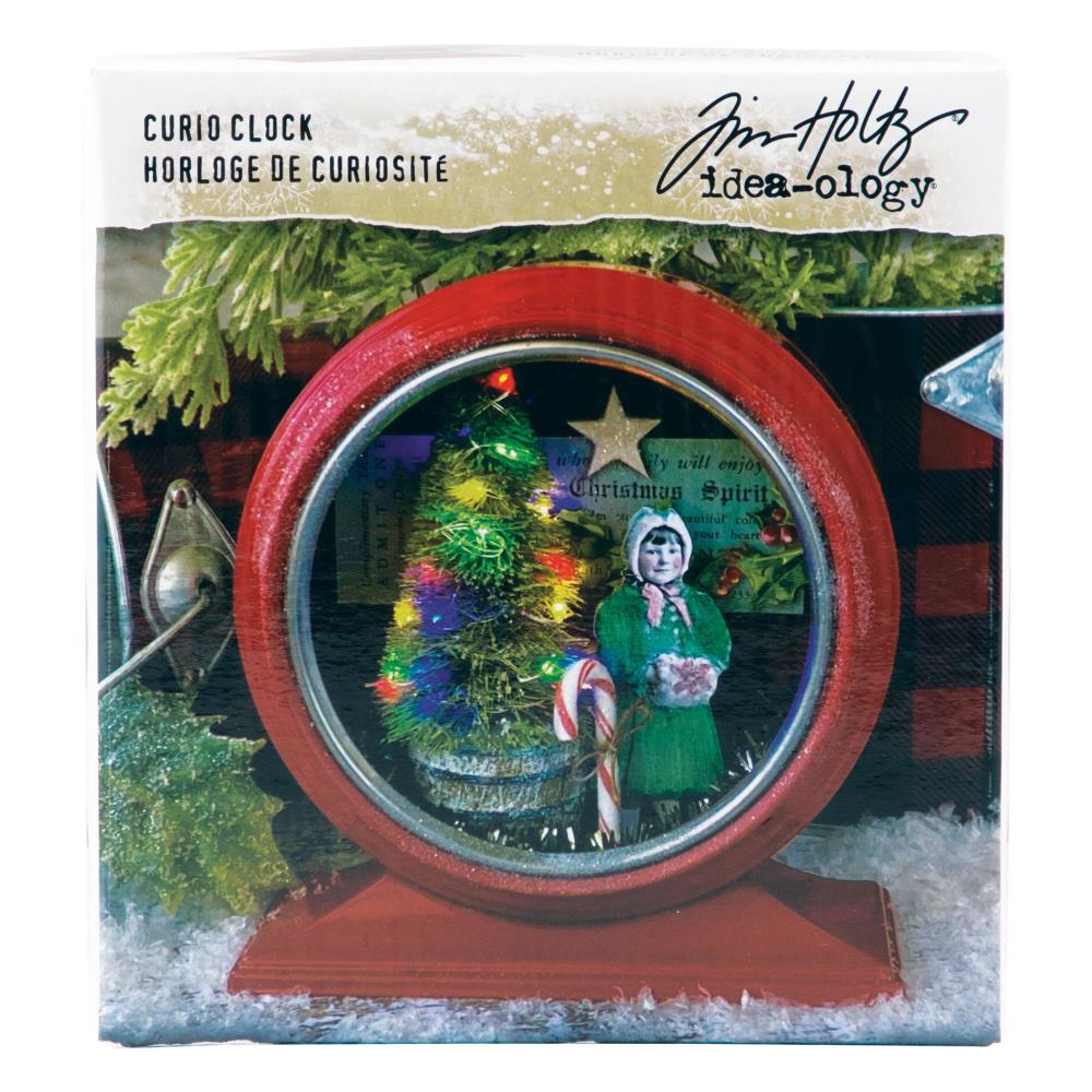 Tim Holtz - Idea-ology - Christmas 2022 - Curio Clock Red