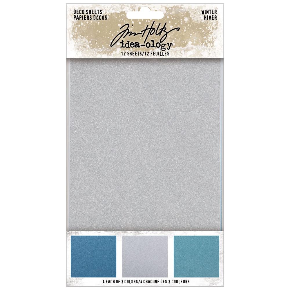 Tim Holtz - Idea-ology - Christmas 2022 - Deco Sheets Winter