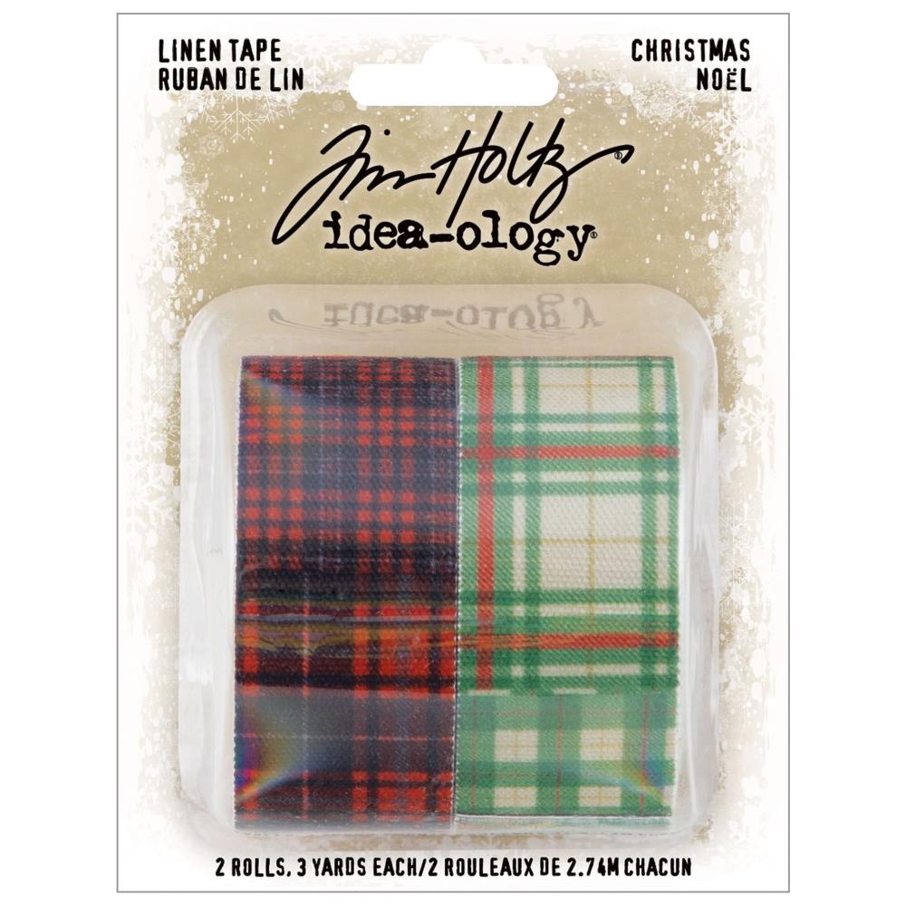 Tim Holtz - Idea-ology - Christmas 2022 - Linen Tape - Patchwork