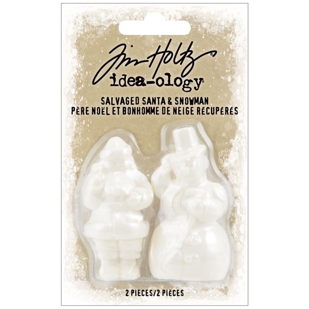 Tim Holtz - Idea-Ology - Christmas 2022 - Salvaged Santa & Snowman