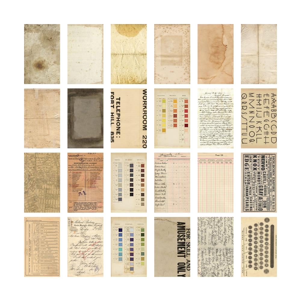 Tim Holtz - Idea-Ology - Vår 2023 - Backdrops - Volume 4