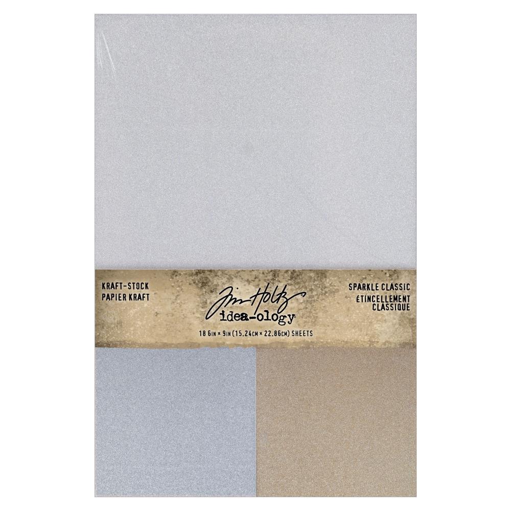 Tim Holtz - Idea-ology - Vår 2023 - Kraft-Stock - Sparkle Classic - 6 x 9"