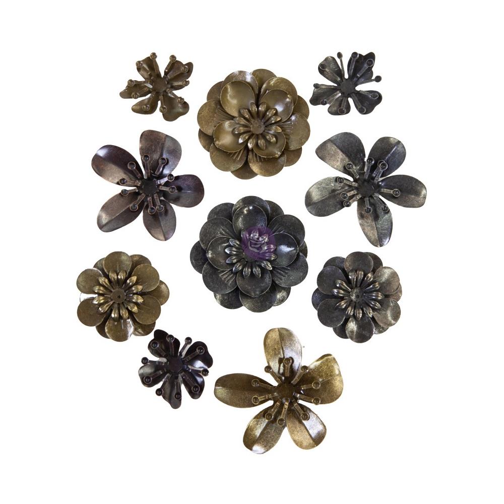 Prima - Mechanicals by Finnabair - Metal Blooms