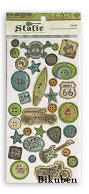 Crate Paper: Static Chipboard Buttons