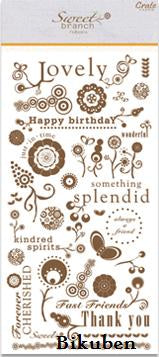 Crate Paper: Sweet Branch Rubons