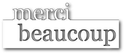 Memory Box - Dies - Merci beaucoup