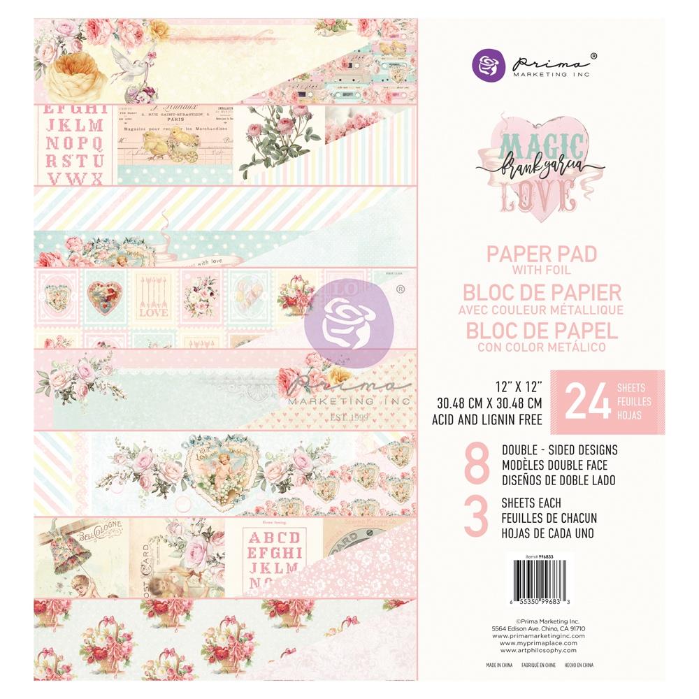 Prima - Magic Love - Paper Pad    12 x 12"