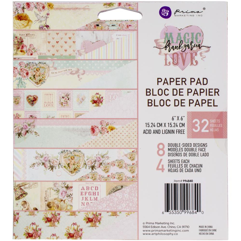 Prima - Magic Love - Paper Pad   - 6 x 6"