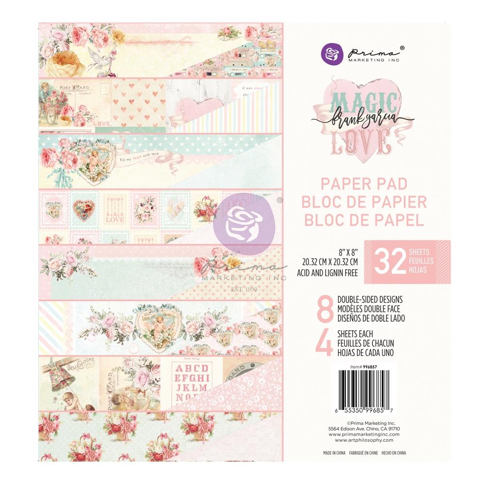 Prima - Magic Love - Paper Pad    8 x 8"