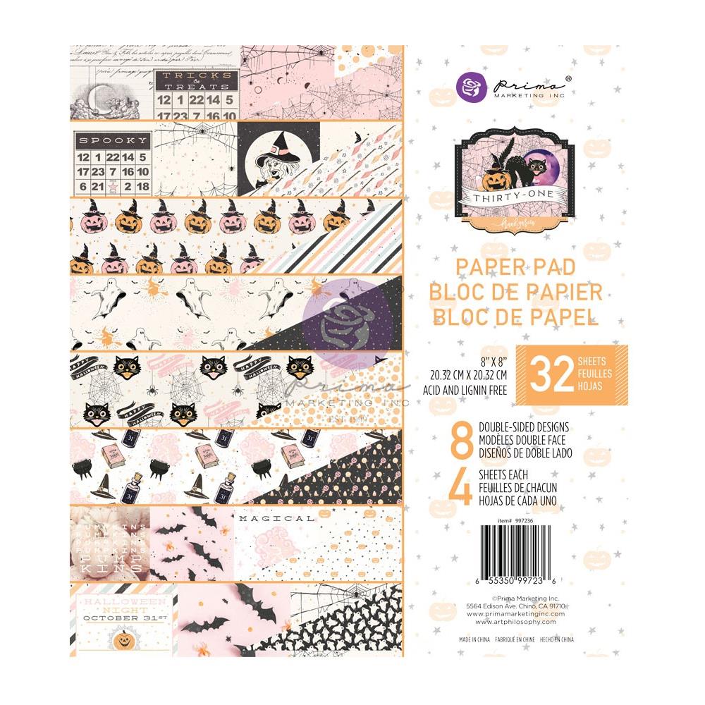 Prima - Thirty One - Paper Pad - 8 x 8"