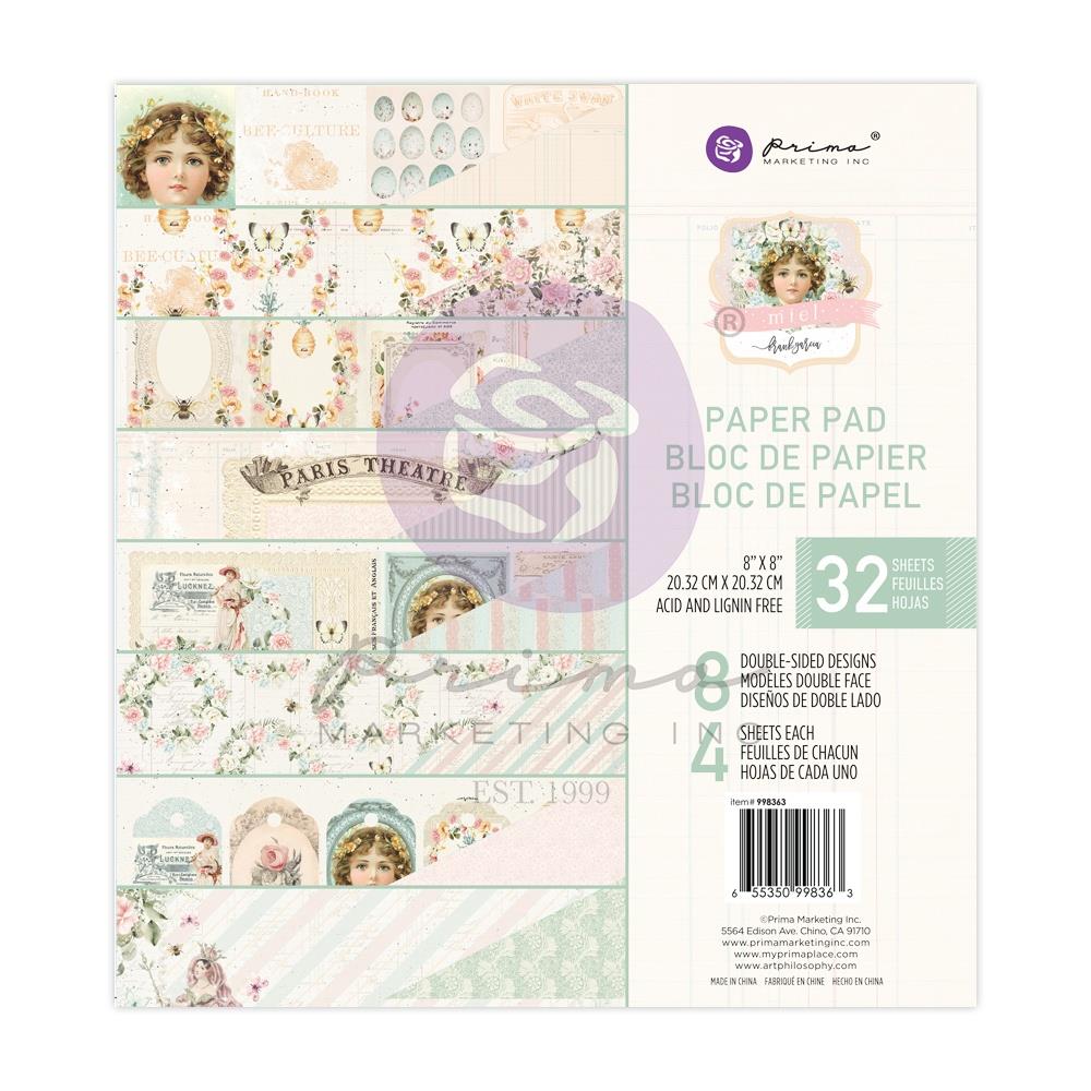 Prima - Miel - Paper Pad    8 x 8"