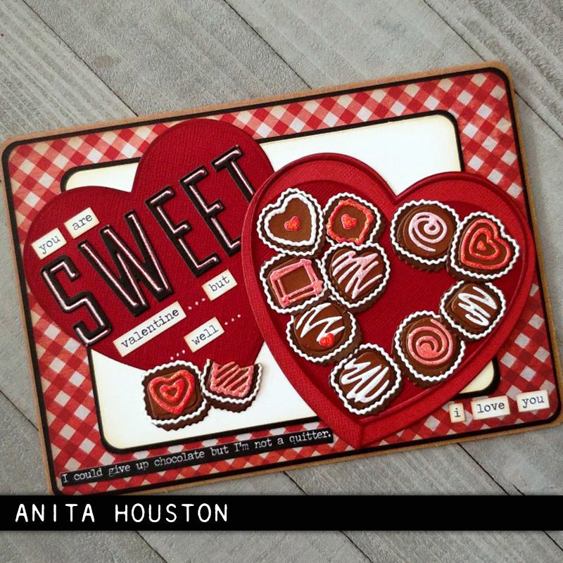 Sizzix - Tim Holtz - Thinlits Dies - Colorize - True Love