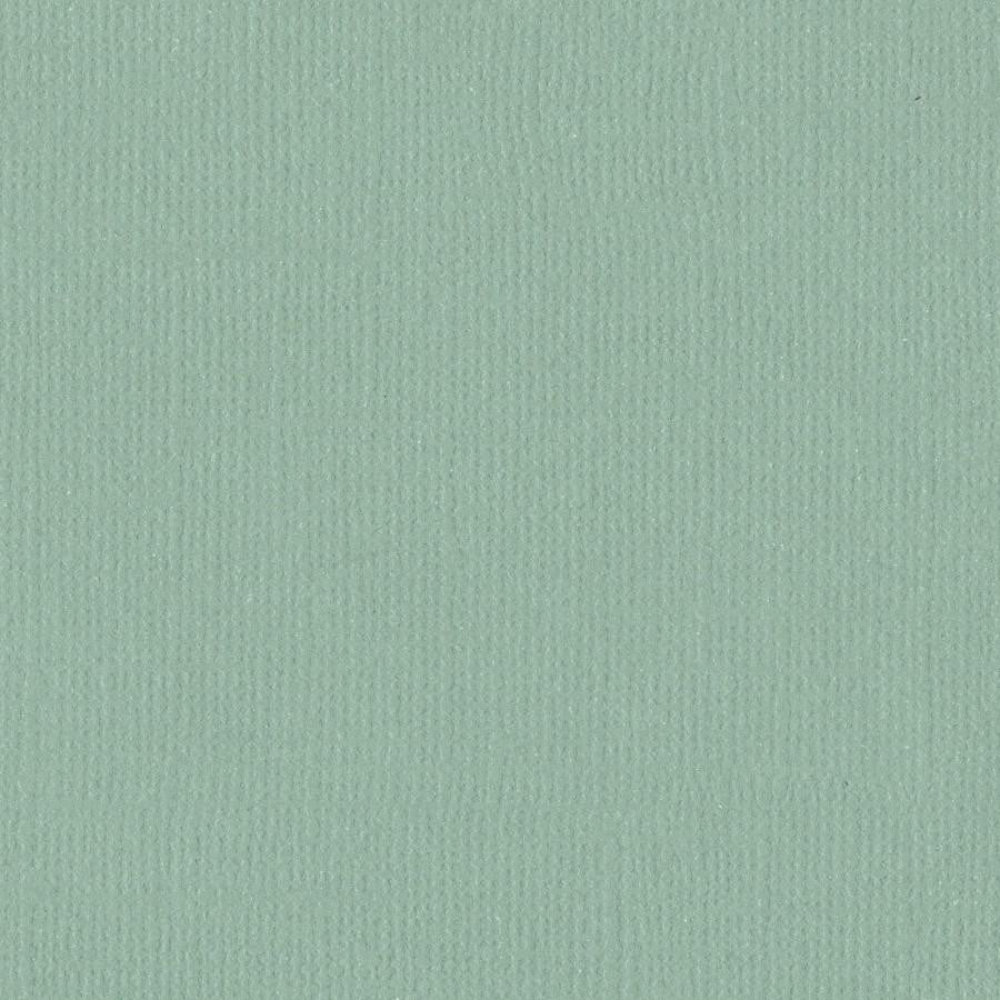 Bazzill Canvas  12 x 12  Aqua blå kartong