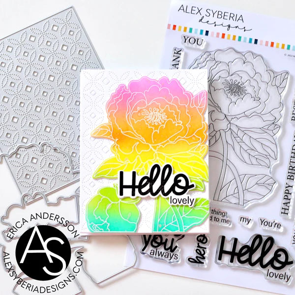 Alex Syberia Designs - Clear stamps - Hello Lovely