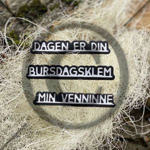 Papirdesign - Dies - Små ord 1