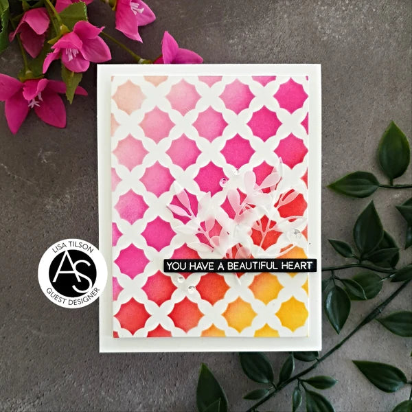 Alex Syberia Designs  -   Stencil  - Floral Lattice
