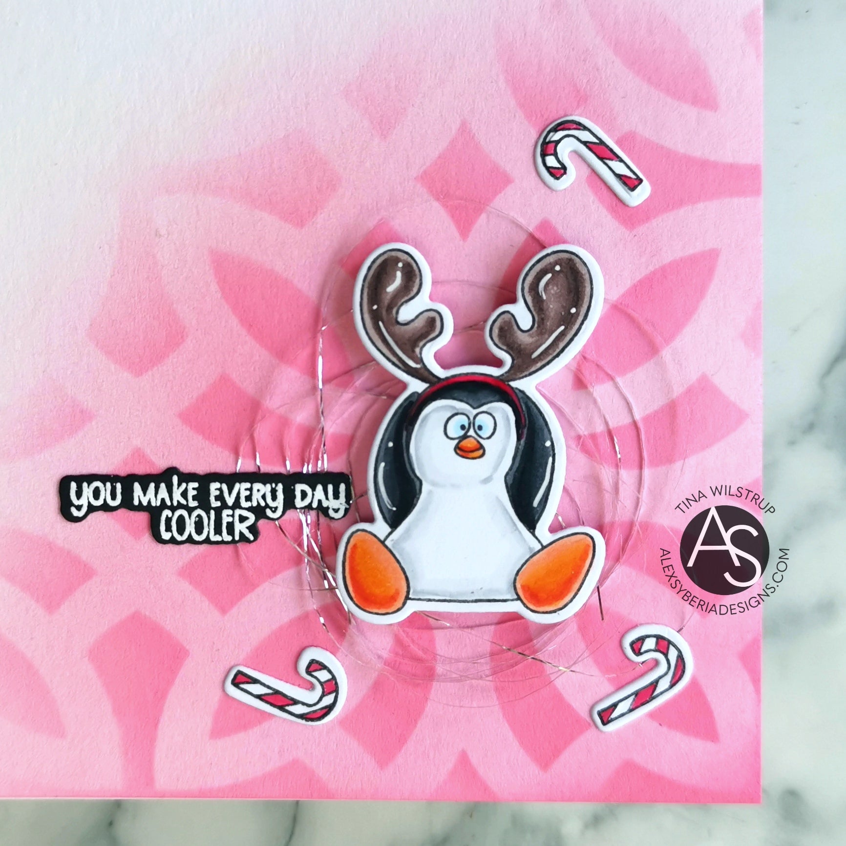 Alex Syberia Designs - Clear stamps - Smile and Wave