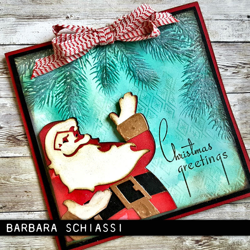 Sizzix - Tim Holtz - Thinlits - Retro Santa