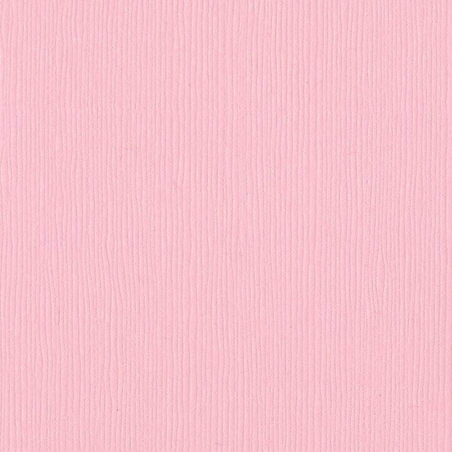 Bazzill - Grass Cloth - Berry Blush 12x12" rosa kartong