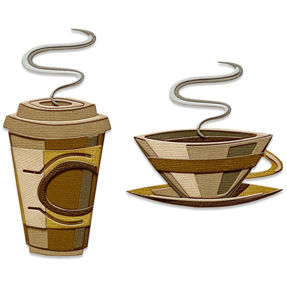 Sizzix - Tim Holtz Alterations - Thinlits Colorize - Cafe