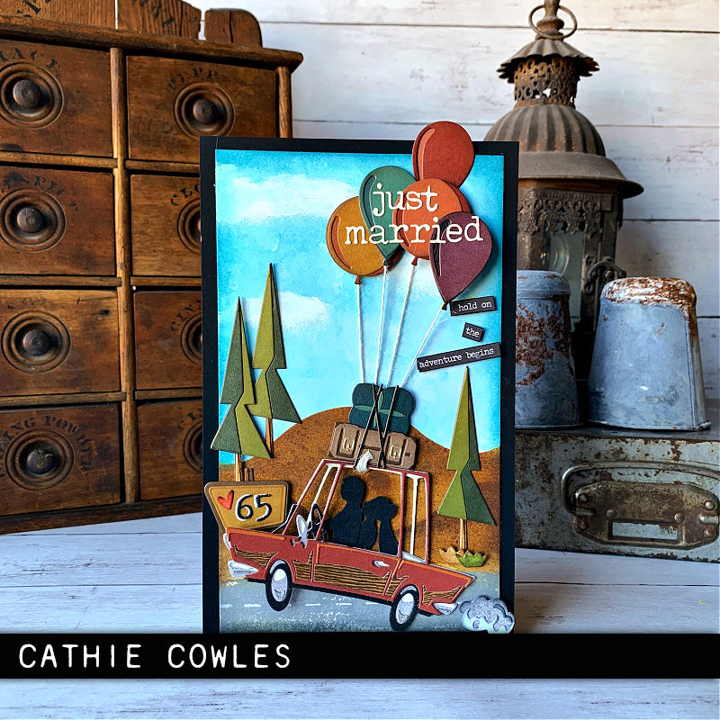 Sizzix - Tim Holtz - Thinlits Dies - Colorize - Road Trip