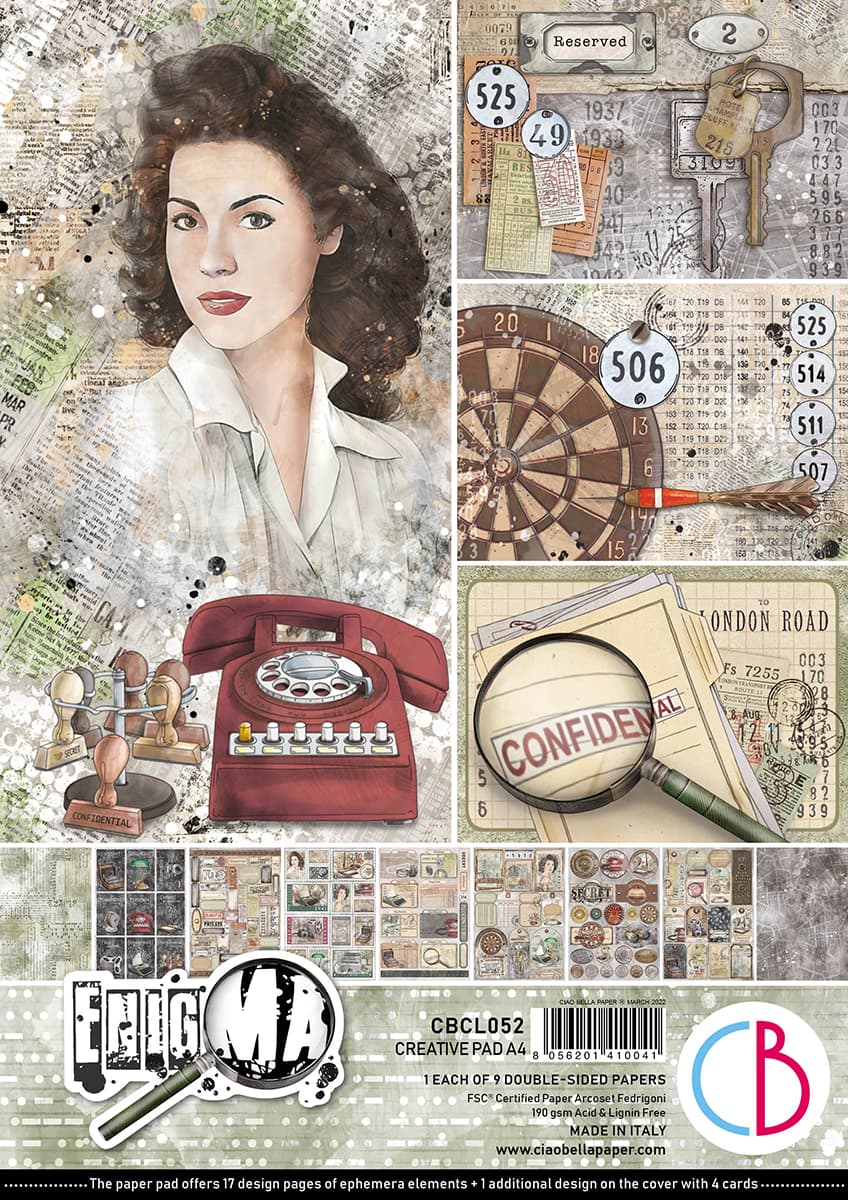 Ciao Bella - Enigma - Paper Pack   (9 ark) A4