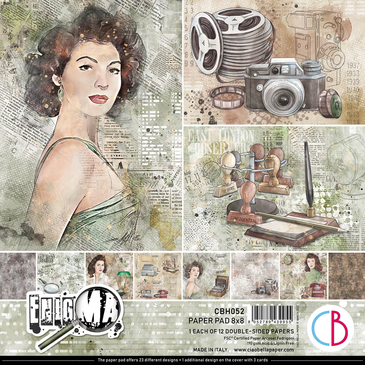 Ciao Bella - Enigma - Paper Pad  - 8 x 8"