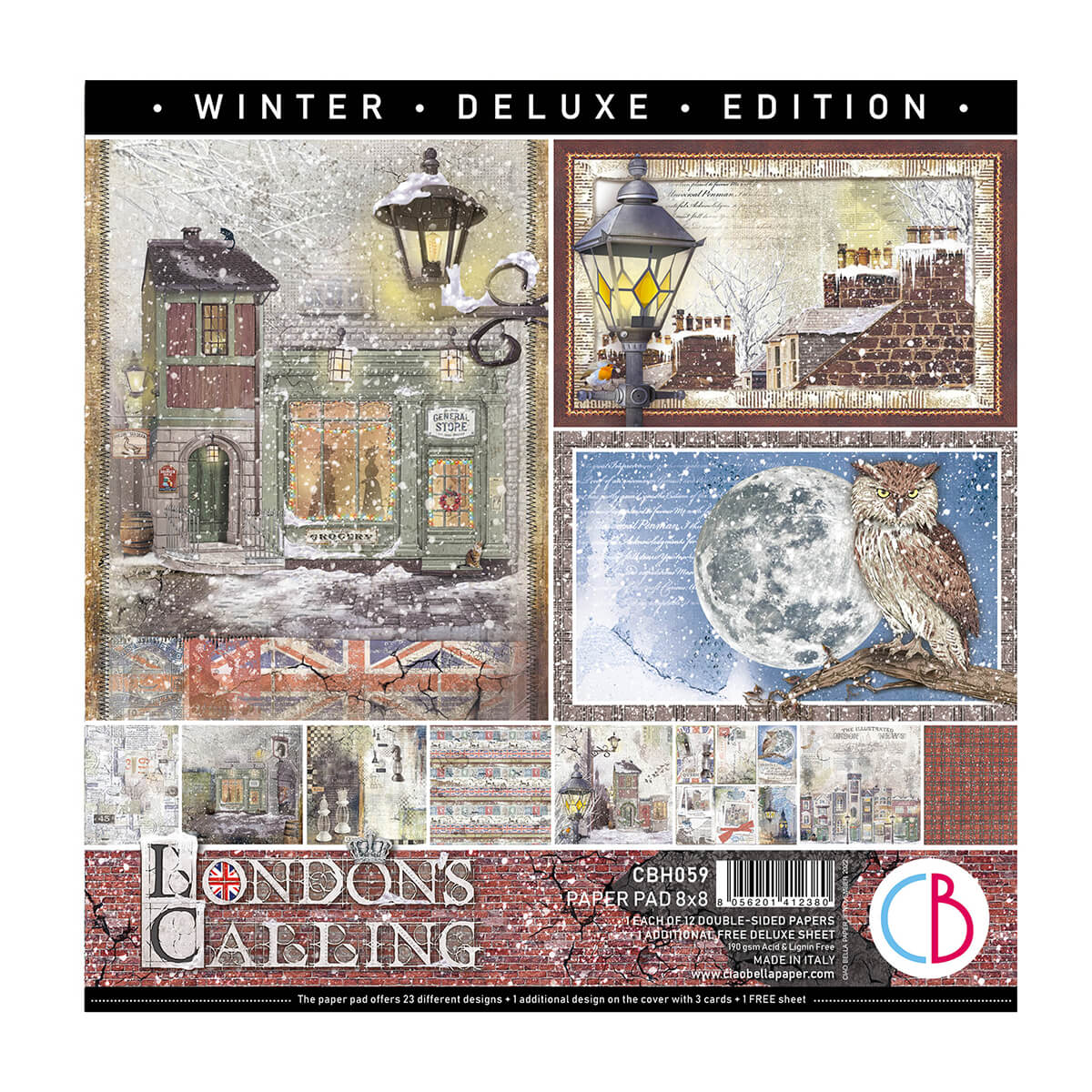 Ciao Bella - London's Calling - Paper Pad  - 8 x 8"