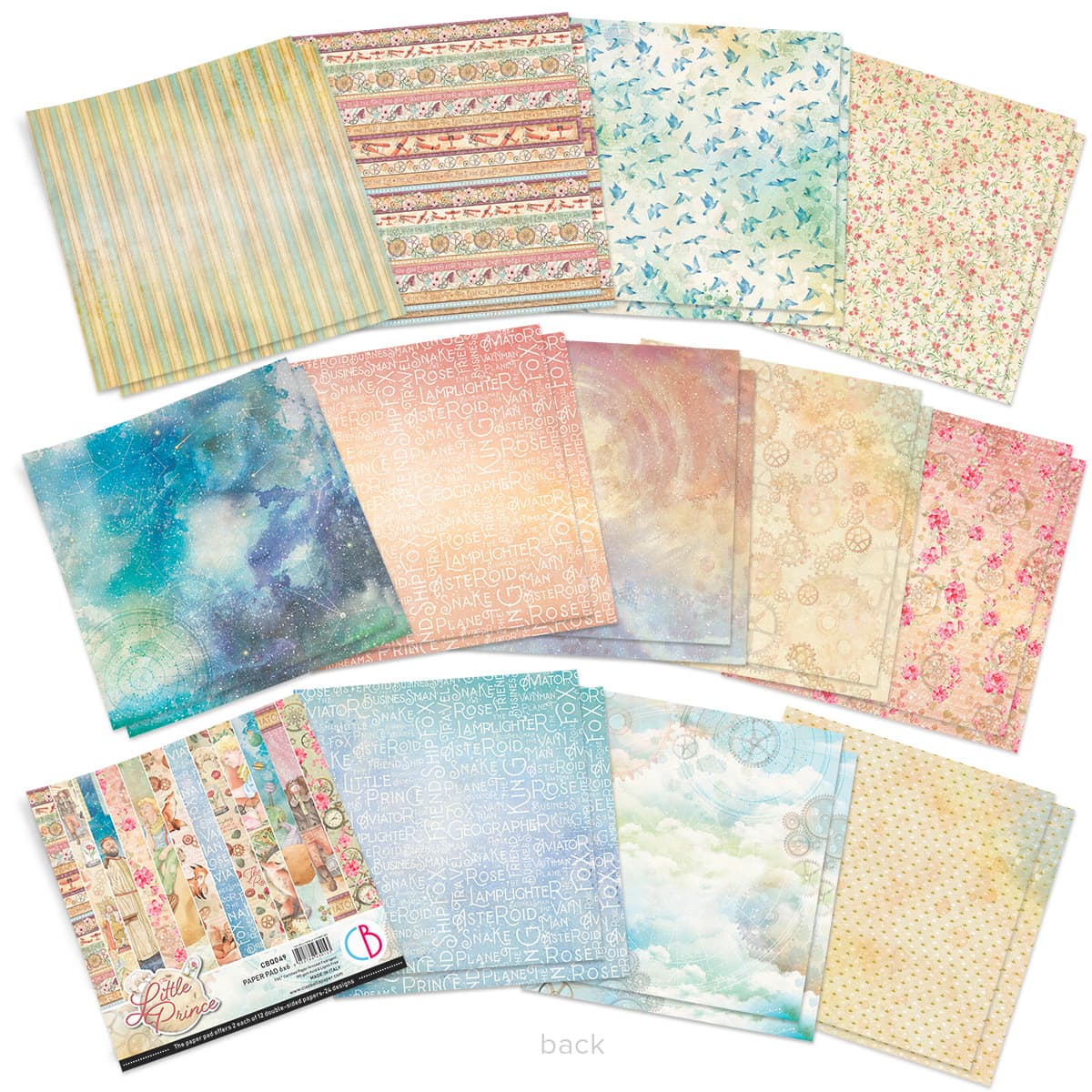 Ciao Bella - The little prince - Paper Pad - 6 x 6"