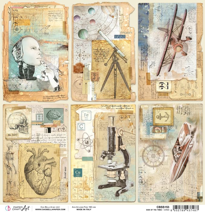 Ciao Bella - Sign of the times - Cards Paper - 12 x 12"