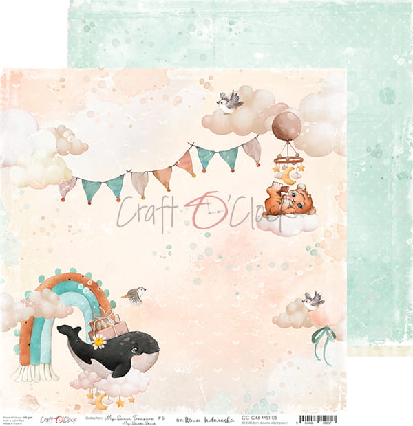 Craft O'Clock - My Sweet Treasure  - Paper Pack -  12 x 12"