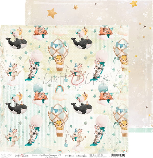 Craft O'Clock - My sweet treasure - Paper Pack - 6 x 6"