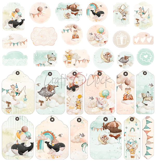 Craft O'Clock - My Sweet Treasure - Paper Pack - 12 x 12"