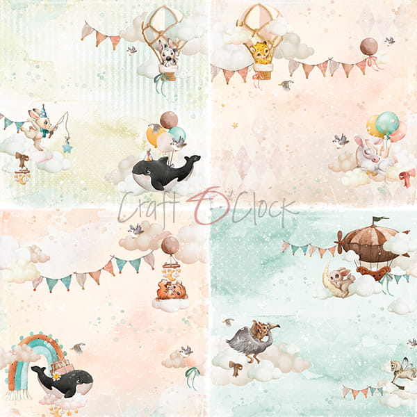 Craft O'Clock - My Sweet Treasure - Paper Pack - 8 x 8"