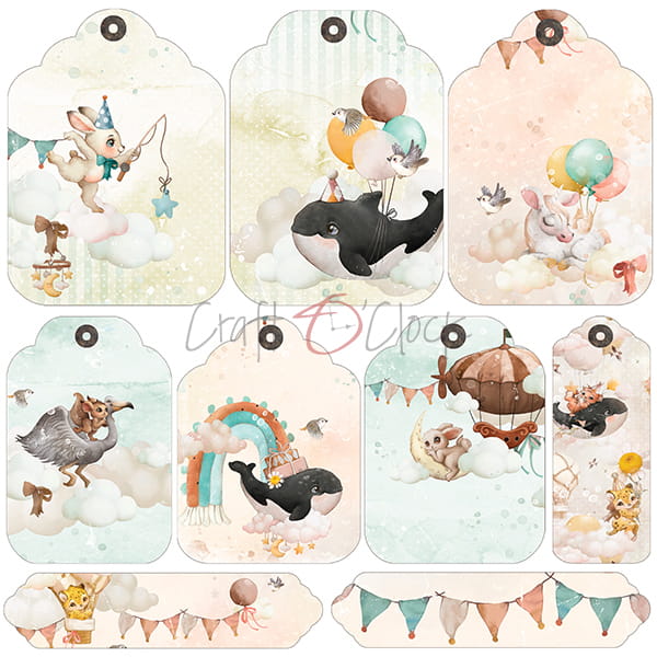 Craft O'Clock - My sweet treasure - Paper Pack - 6 x 6"