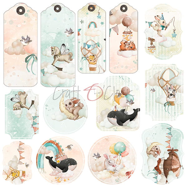 Craft O'Clock - My sweet treasure - Paper Pack - 6 x 6"