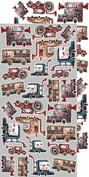 Craft O'Clock - Robots Adventure - Extras Set