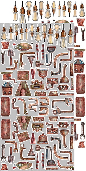 Craft O'Clock - Robots Adventure - Extras Set