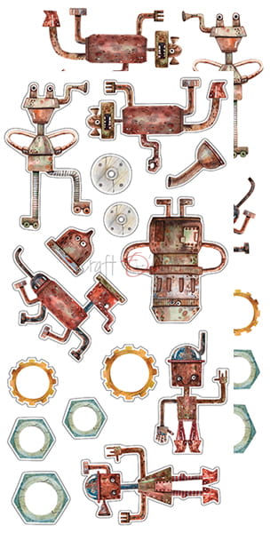 Craft O'Clock - Robots Adventure - Extras Set 2