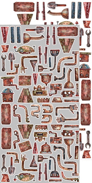 Craft O'Clock - Robots Adventure - Extras Set 2