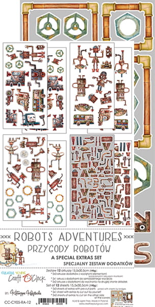 Craft O'Clock - Robots Adventure - Extras Set 2