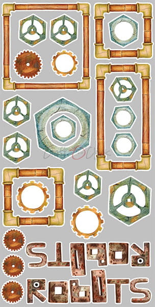 Craft O'Clock - Robots Adventure - Extras Set 2