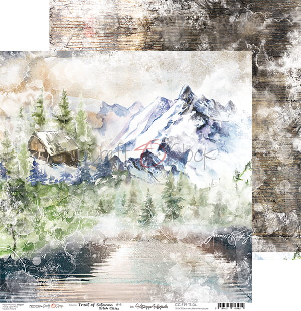 Craft O'Clock - Trail of silence - Paper Pack - 6 x 6"