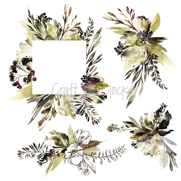 Craft O'Clock - Trail of silence - Paper Pack - 6 x 6"