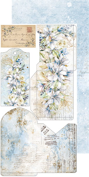 Craft O'Clock - Vintage sky - Junk Journal extras set
